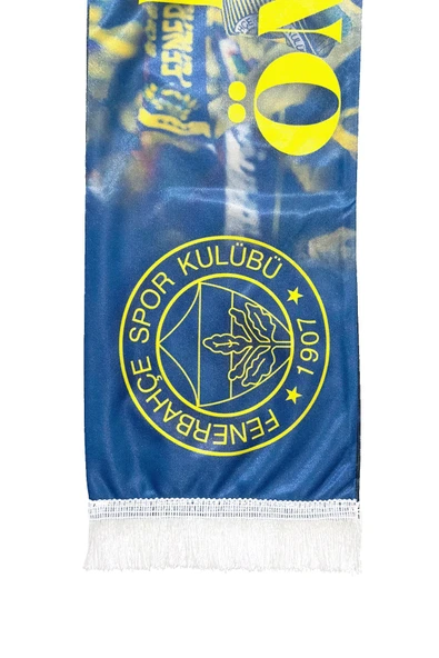 Fenerbahçe Orijinal Bir Şarkısın Sen Fenerbahçe Şal Atkı Seramik Kupa Set Kanarya Baskı Ahşap Kutu - 7