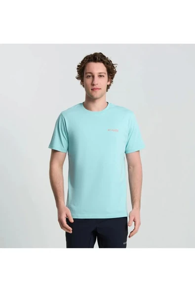 Columbia CSC M Pfg Trout Shine SS Tee Erkek Kısa Kollu Tişört CS0421 ürün görseli 1