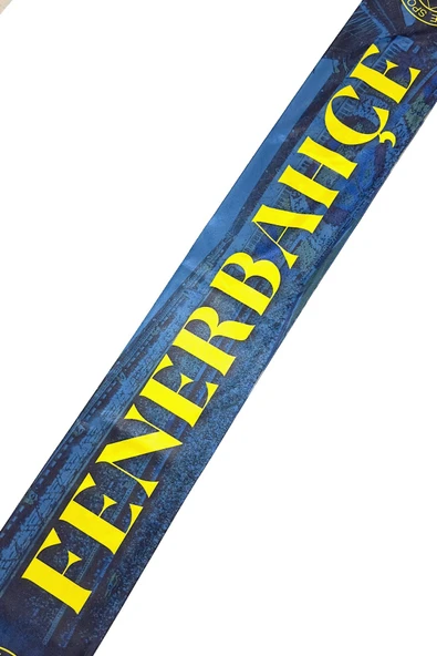 Fenerbahçe Orijinal Lisanslı Bir Şarkısın Sen Fenerbahçe Şal Atkı Kanarya Baskılı Ahşap Kutulu - 8