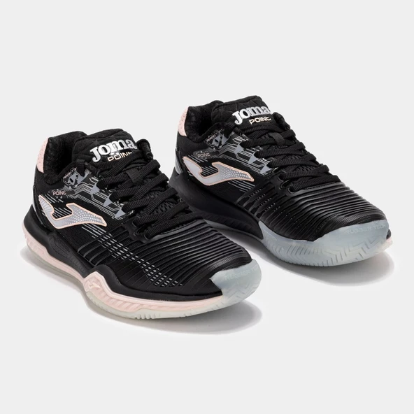 Joma Point Kadın Siyah Toprak & Sert Kort Tenis Ayakkabısı TPOILS2501AC - 2