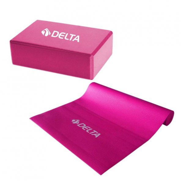 Delta 6 mm Yoga Matı - Pilates Minderi ve Yoga Blok Yoga Köpüğü