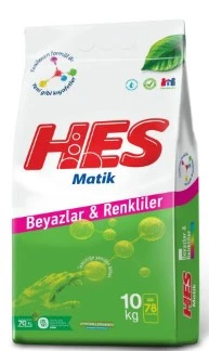 Hes Matik Beyazlar ve Renkliler 10 Kg