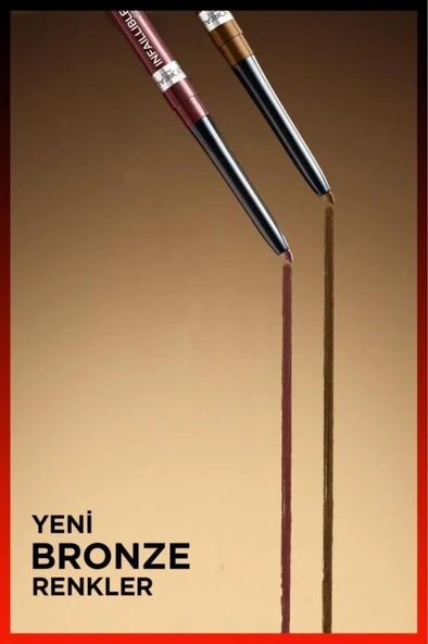 L'Oréal Paris Automatic Jel Infaillible Göz Kalemi - 13 Velvet Bordeaux - Resim 2