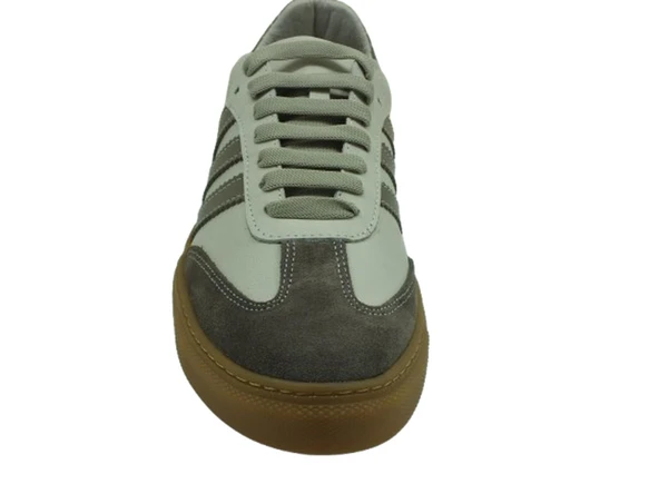 Kadın Krem Bağcıklı Sneaker – Rahat Günlük Spor Ayakkabı 86 FLR 3020 - 3