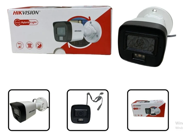Hikvision DS-2CE16D0T-EXLPF 2mp 3.6mm Sabit Lens Smart Gece Renkli TVI Bullet Kamera ürün görseli 1