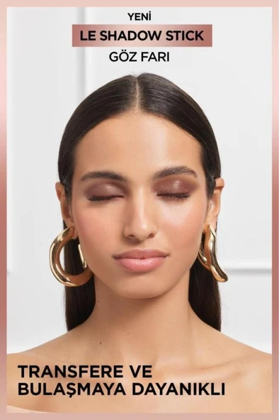 L'Oréal Paris Le Shadow Stick Göz Farı - 100 Ice Sparkle - Resim 5