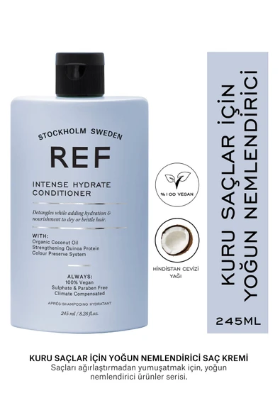 Ref Intense Hydrate Condıtıoner Kuru Saçlar Yoğun Nemlendirici Saç Bakım Kremi 245 ml