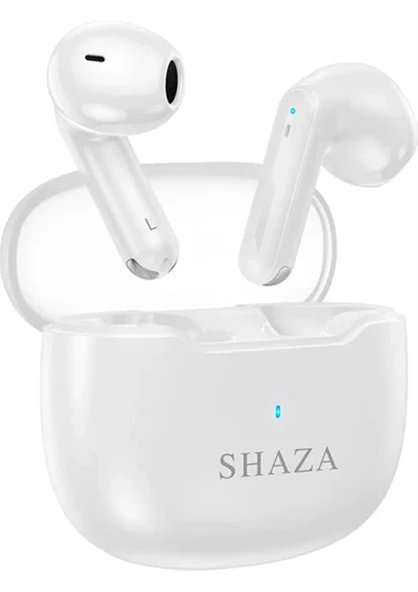 Shaza Air7 Gürültü Azaltma Enc 4 Mikrofonlu Bluetooth 5.3 Tws Kulaklık Beyaz