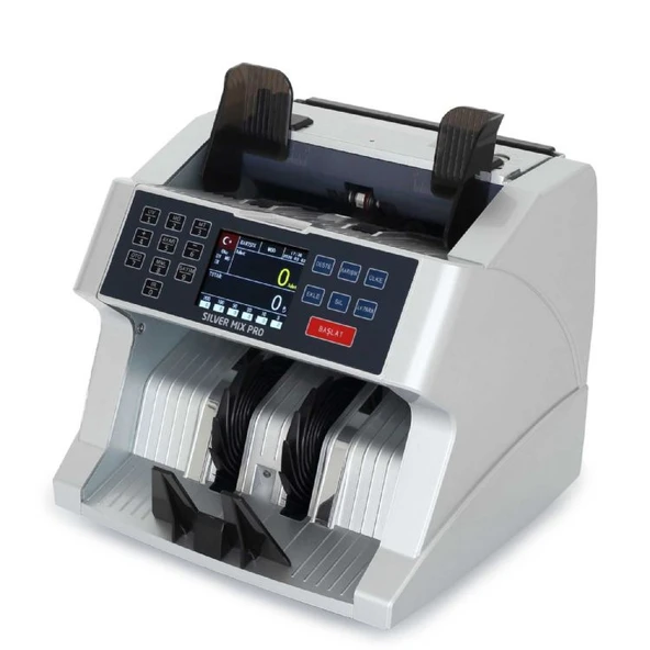 Silver Mix pro Para Sayma Makinesi TL Üsten beslemeli