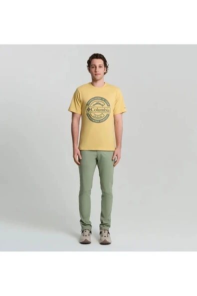 Columbia CSC Button Badge Erkek Kısa Kollu Tişört CS0387 - Resim 5