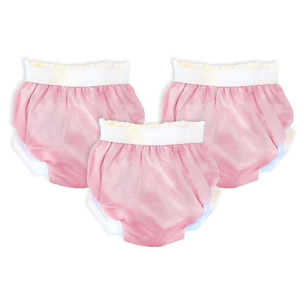 Pierre Cardin 3'lü Alıştırma Külodu 16-22kg - Pembe