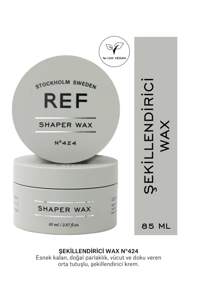 Ref Shaper Wax Orta Tutuşlu Şekillendirici Krem 85 ml