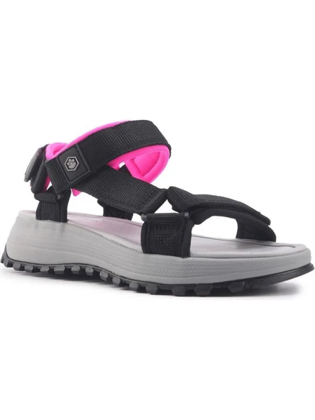 LUMBERJACK LILY 4FX SİYAH COMFORT CASUAL GÜNLÜK SPOR SANDALET - 2