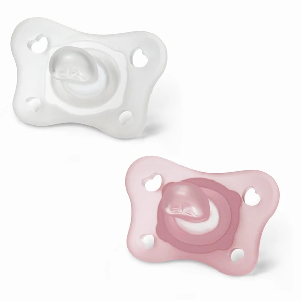 Chicco PhysioForma Mini Soft 2'li Emzik 0-2 Ay Kız - 3