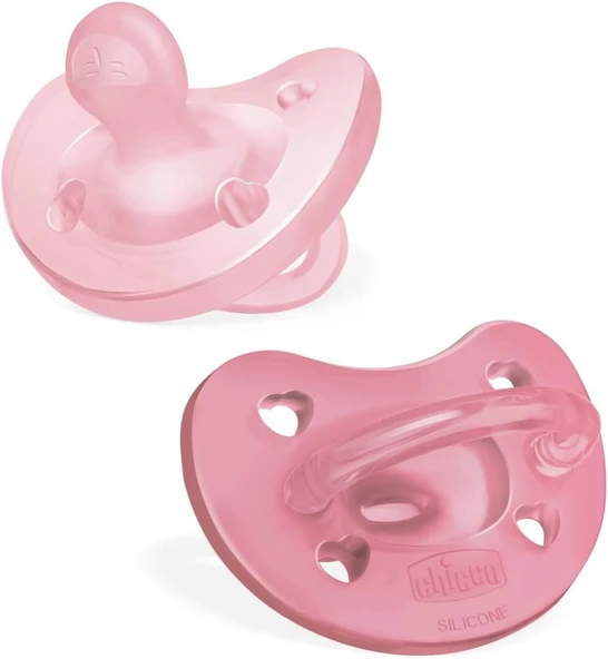 Chicco PhysioForma Soft 2'li Silikon Emzik 6-16 Ay Kız