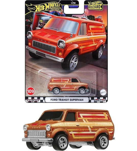 Hot Wheels Boulevard Premium Tekli Arabalar - Ford Transit Süpervan - 3