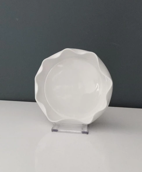 TANTİTONİ WAWE BEYAZ PORSELEN BÜYÜK KASE 15.4 CM