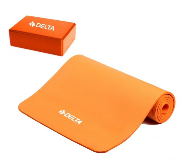 Delta 10 mm Yoga Matı - Pilates Minderi ve Yoga Blok Yoga Köpüğü