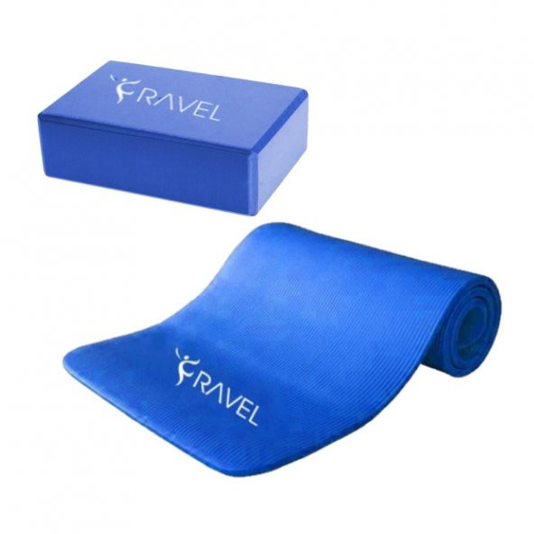Ravel 10 mm Yoga Matı - Pilates Minderi ve Yoga Blok Yoga Köpüğü