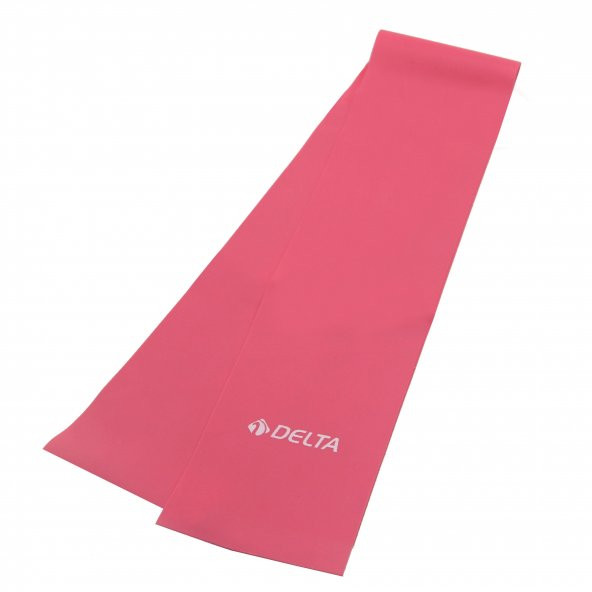 Delta Pilates Bandı Hafif Sert 120 x 7,5 Cm Egzersiz Direnç Lastiği (Uç Kısmı Açık)