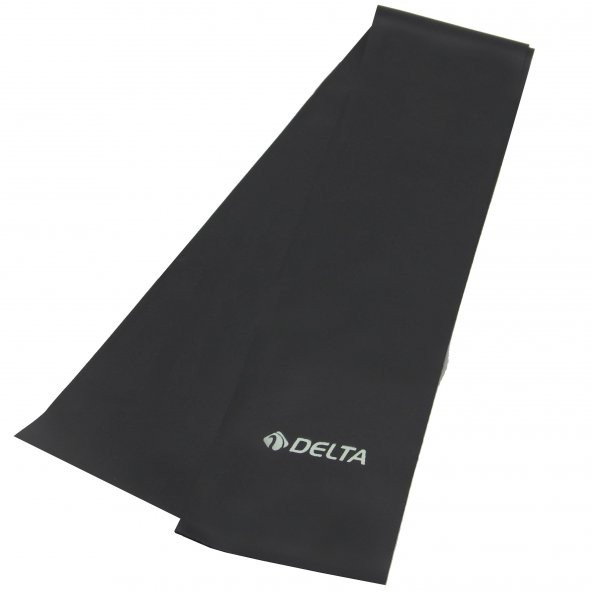 Delta Pilates Bandı Orta Sert 120 x 7,5 Cm Egzersiz Direnç Lastiği (Uç Kısmı Açık)