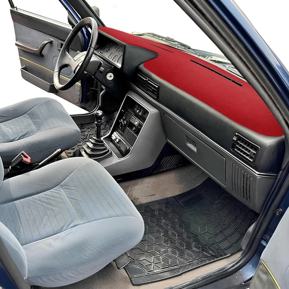 Renault Broadway R9 /11 Spring Fairway Flash Kırmızı Torpido Koruma Halısı Örtüsü 1981-1999 - 3