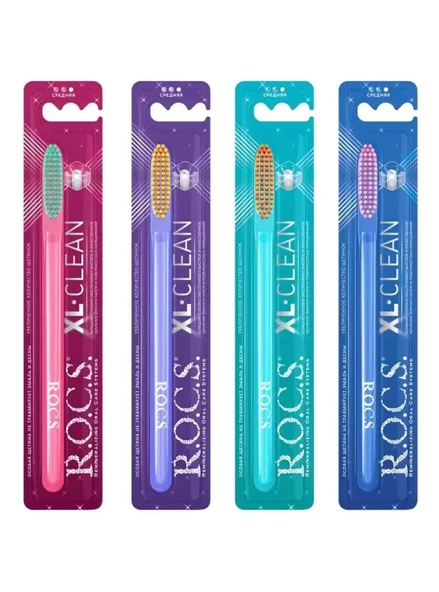 Rocs XL Clean Ekstra Temizlik için Diş Fırçası