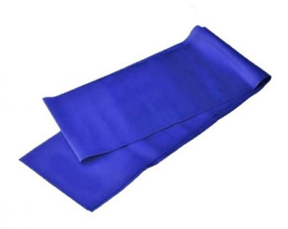 Delta Pilates Bandı Orta Sert 150 x 15 cm Egzersiz Direnç Lastiği (Uç Kısmı Açık)