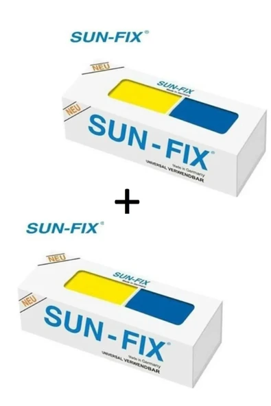 Sun-fix Universal Kaynak Macun Yapıştırıcı 40gr+40gr (İKİ ADET)