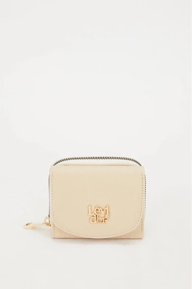 Levidor Krem Kadın Cüzdan 910011