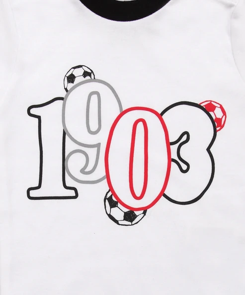 Beşiktaş Orijinal Lisanslı Kolsuz Siyah Bebek Body Zıbın - 2