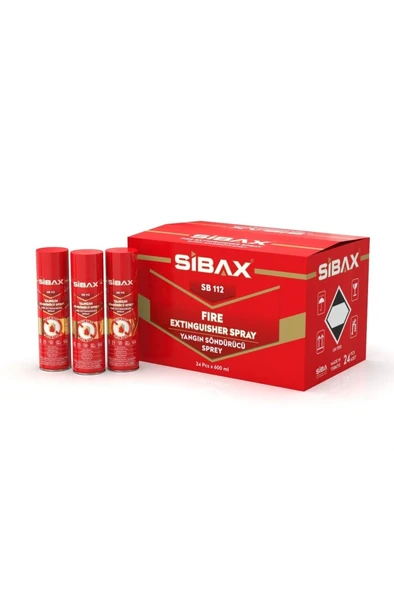 SİBAX SB112 YANGIN SÖNDÜRÜCÜ SPREY 600ML - 3