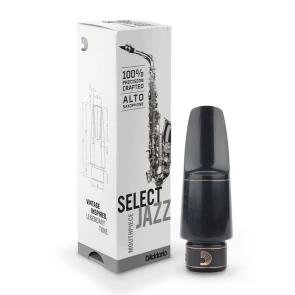 D\'Addario Woodwinds Select Jazz D6M Alto Saksafon Beki