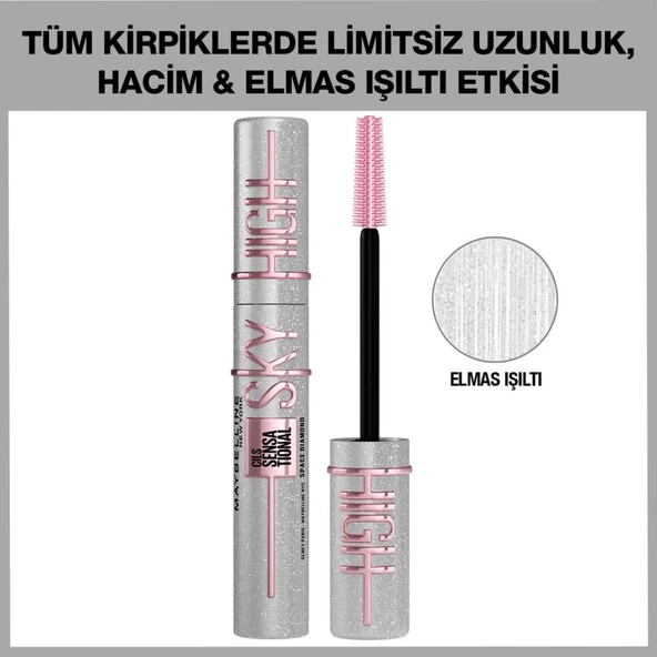 Space Diamond Elmas Işıltılı Maskara
