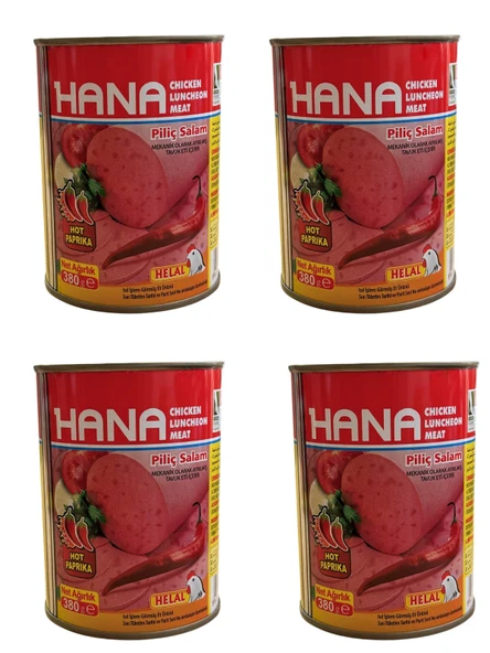 HANA ACILI PİLİÇ SALAM 380 X4 ADET ürün görseli