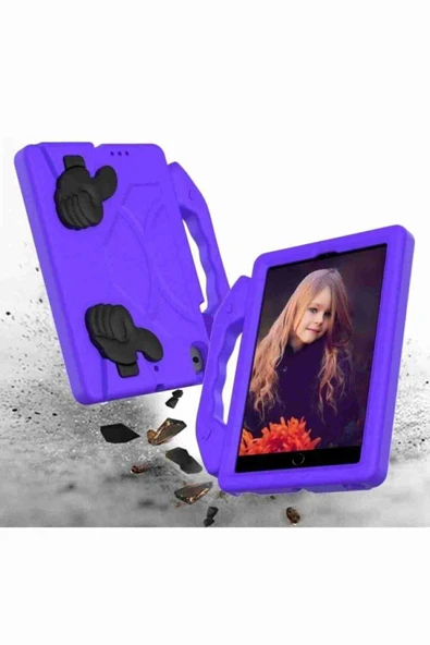 Fuchsia iPad 10. Nesil Uyumlu 10.9 inç Eğlenceli Yumuşak Standlı Like Tablet Kılıfı - 12