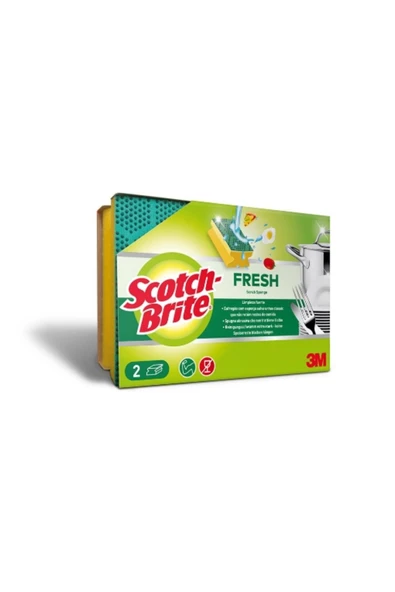 SCOTCH-BRİTE 2 Lİ BULAŞIK SÜNGERİ