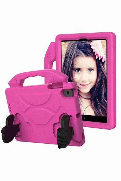Fuchsia iPad 10. Nesil Uyumlu 10.9 inç Eğlenceli Yumuşak Standlı Like Tablet Kılıfı