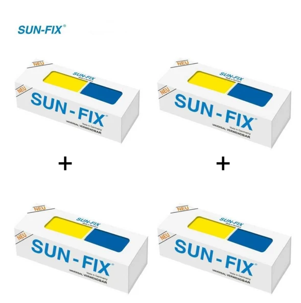 Sunfix Sun-fix Universal Kaynak Macun Yapıştırıcı 40gr+40gr+40gr+40gr (DÖRT ADET)