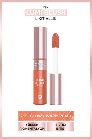 Lumi Blush Likit Allık - 627 Glowy Warm Peach