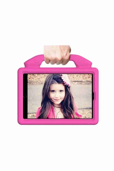 Fuchsia iPad 10. Nesil Uyumlu 10.9 inç Eğlenceli Yumuşak Standlı Like Tablet Kılıfı - 3