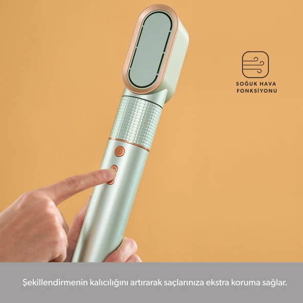 Homend Hairmony 4606H Saç Kurutma ve Şekillendirme Seti Su Yeşili - 6