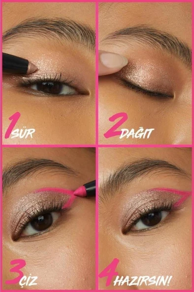 Color Tattoo 24h Eye Stix Kaş Kalemi & Göz Farı - Shining - Resim 3