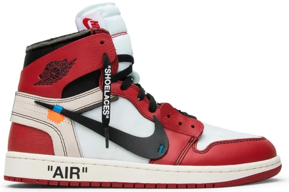 Nike Air Jordan 1 Retro High Off-White Chicago Spor Ayakkabı