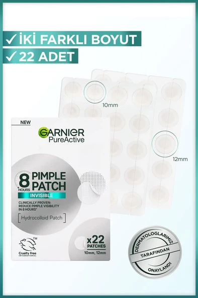 Pimple Patch 22'li Sivilce Bandı / Hidrokolloid Bant / Akne Karşıtı 22li Bant - 6