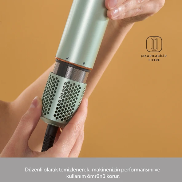 Homend Hairmony 4606H Saç Kurutma ve Şekillendirme Seti Su Yeşili - 7