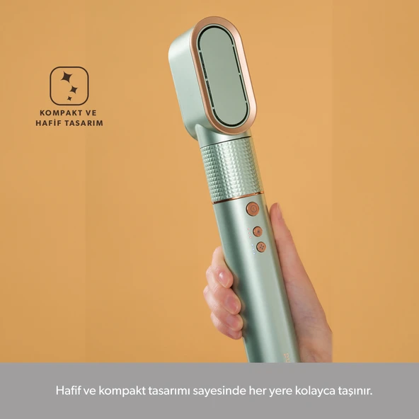 Homend Hairmony 4606H Saç Kurutma ve Şekillendirme Seti Su Yeşili - 5