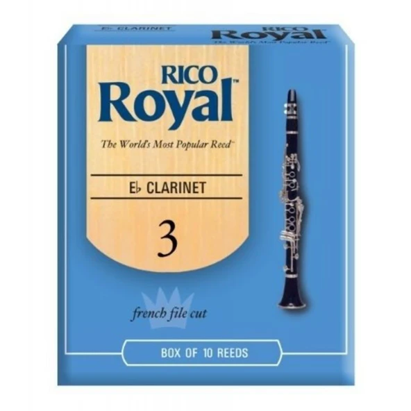 D\'Addario Woodwinds Royal RBB1030 Mib Klarnet Kamışı No:3 - 1