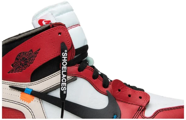 Nike Air Jordan 1 Retro High Off-White Chicago Spor Ayakkabı - 2