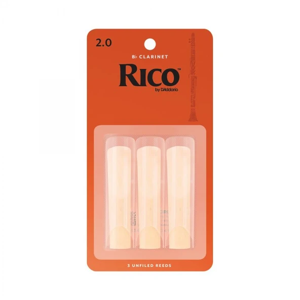 D\'Addario Woodwinds Rico RCA0320 Sib Klarnet Kamışı (3 lü) No:2 - 2